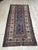 Ivory Antique Caucasian Talish Wool Rug, Indigo Field & Wide Border, C. 1880s — 3'7" × 7'4" For Sale - Image 8 of 9