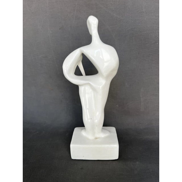 Elena Laverón, Málaga, glazed ceramic sculpture, signed, limited edition of 800 pieces. Some crackling. 23.7 x 8.8 x 5.5...