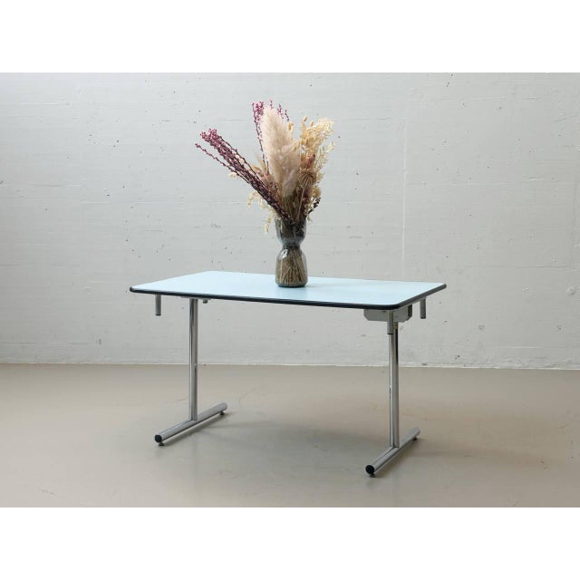 Blue Practical Folding Tables from Kelko, 1980s For Sale - Image 16 of 16