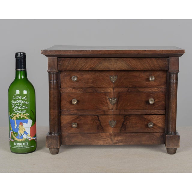 19th Century French Empire Miniature Commode, Walnut, Circa 1800-1820 For Sale - Image 9 of 9