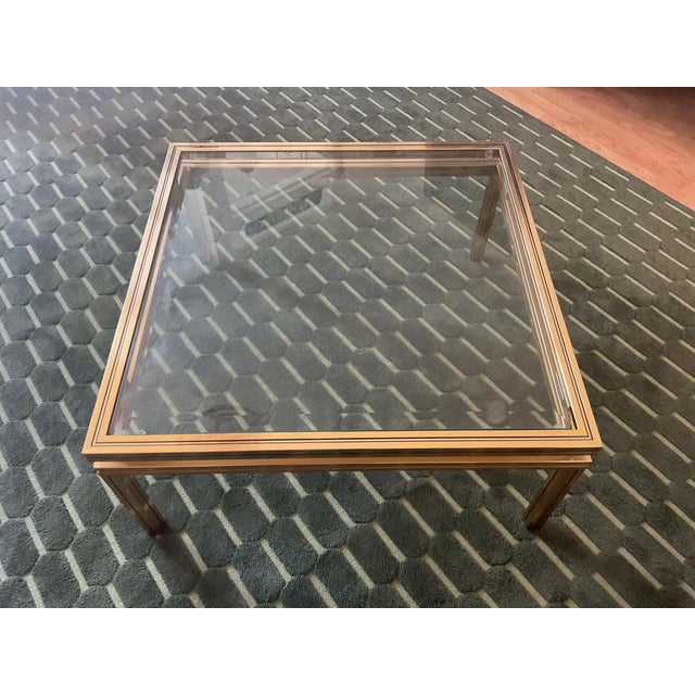 Art Deco Glass Coffee Table by Pierre Vandel For Sale - Image 10 of 14