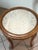 Stone 1990s French Carved Wood and Marble Top Round Side Table For Sale - Image 7 of 8