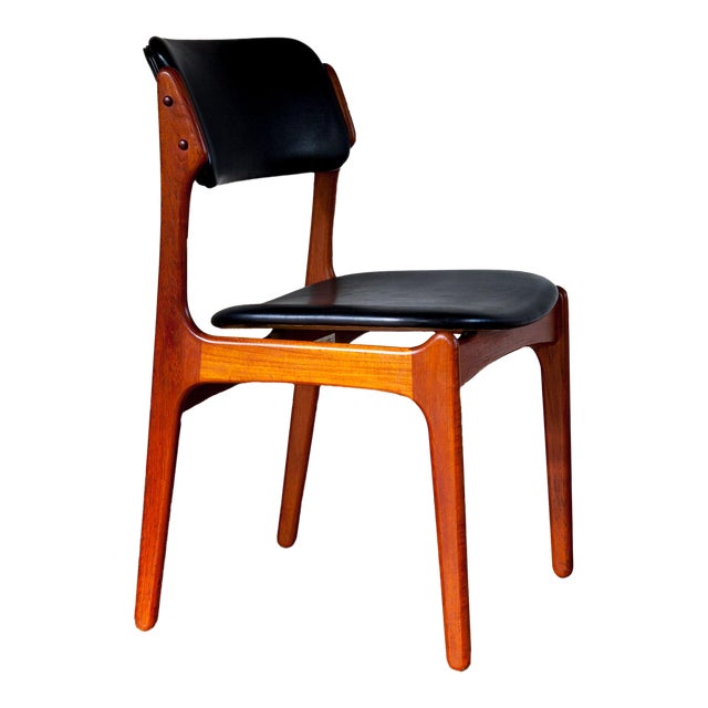 1960s Danish Moderne Model 49 Chair by Erik Buch for Od Møbler For Sale