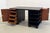 1930s Vintage Art Deco Oak Black Desk, 1930s For Sale - Image 5 of 9