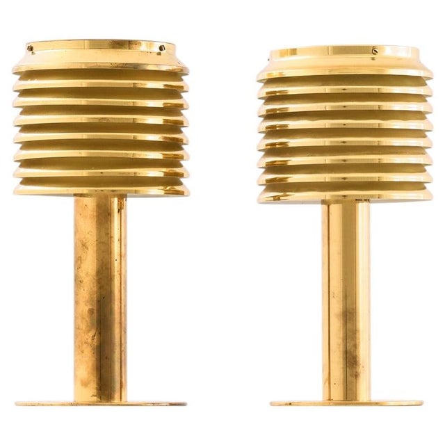 Table Lamps in Brass attributed to Hans-Agne Jakobsson, 1950s, Set of 2 For Sale - Image 12 of 12