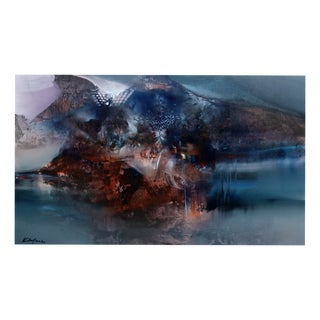 Ovidiu Kloska, Close to the Heart of the Mountain, Mixed on Canvas For Sale