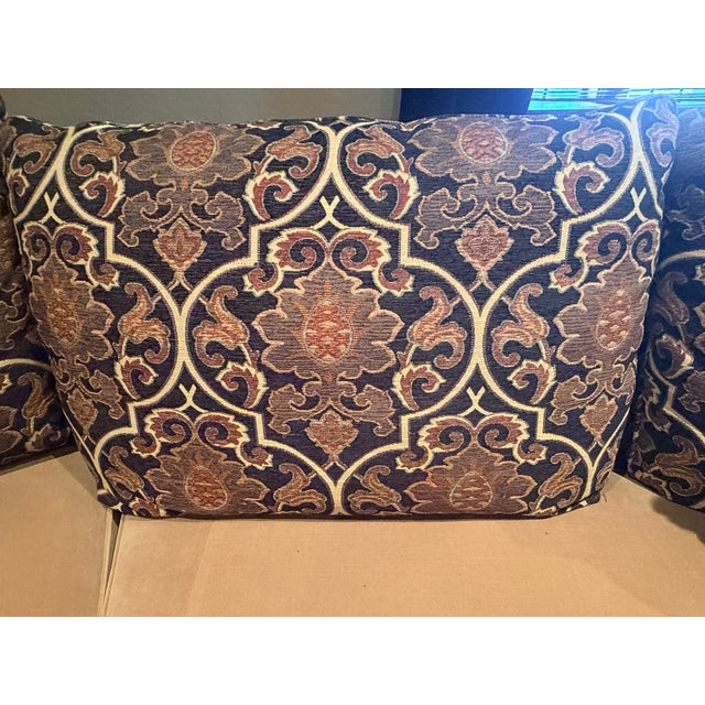 Elevate your living space with this elegant, exceptionally crafted curved traditional sectional sofa by Taylor King of...