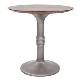Distressed Farm House Round Bistro Table from Kenneth Ludwig Chicago For Sale