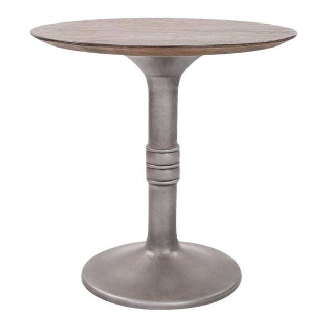 Distressed Farm House Round Bistro Table from Kenneth Ludwig Chicago For Sale