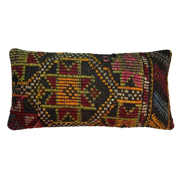 Vintage Turkish Kilim Cushion Cover, 1970s For Sale - Image 11 of 11
