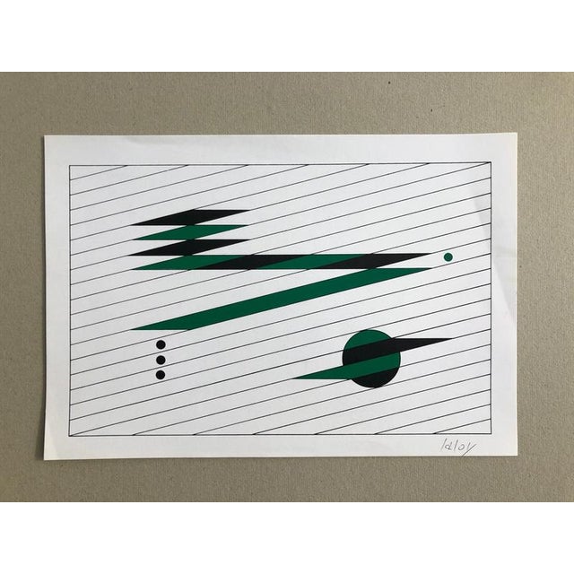 Yves Laloy, Untitled, 1966, Paper For Sale - Image 3 of 5