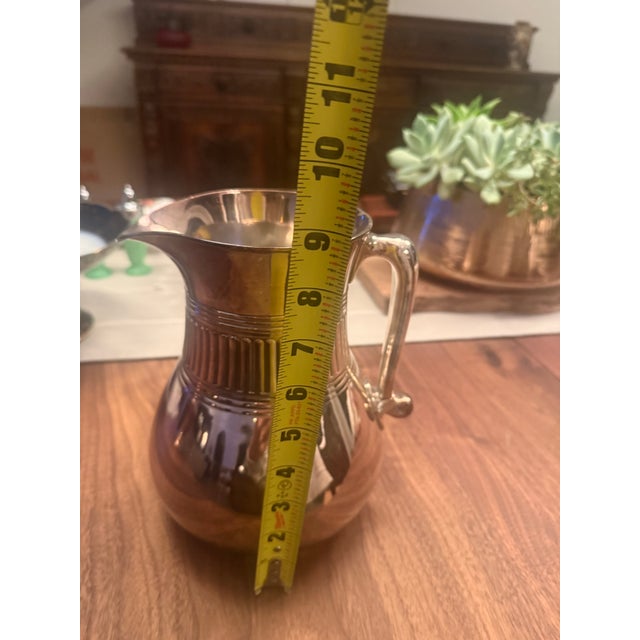 Silver-Plated Hollowware Water Pitcher Made by the Pairpoint Mfg. Co For Sale - Image 9 of 9
