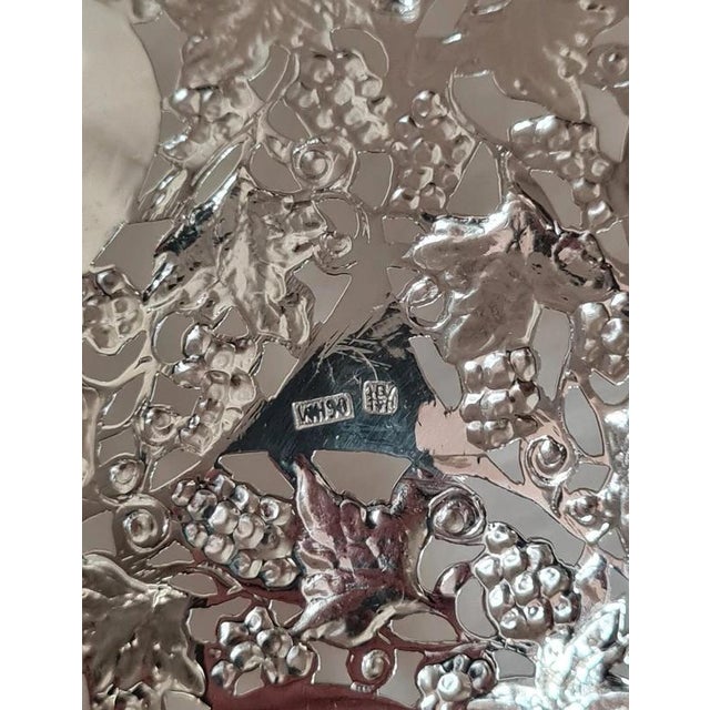 Antique Chinese Export Silver Trefoil Dish from Wang Hing & Co, 1890 For Sale - Image 9 of 12