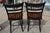 Pair of Mid 20th Century Hitchcock Black W/ Brown Seat Gold Stenciled Fruits Harvest Dining Chairs For Sale - Image 14 of 15