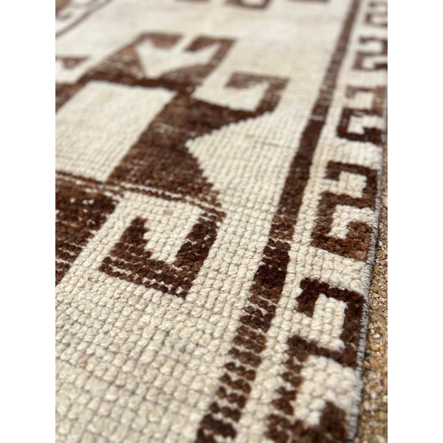 1940s 1940s Vintage Kurdish Tribal Wool Runner Rug For Sale - Image 5 of 7