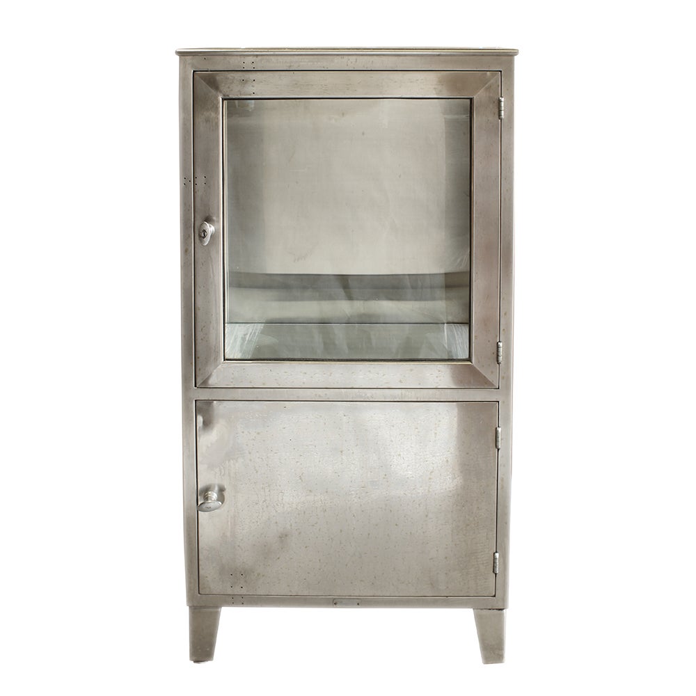 Vintage Stainless Steel Medicine Chairish