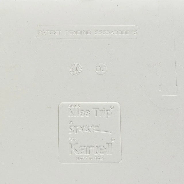 Wood 1990s Philippe Starck Kartell Miss Trip Chairs Made in Italy Postmodern For Sale - Image 7 of 7