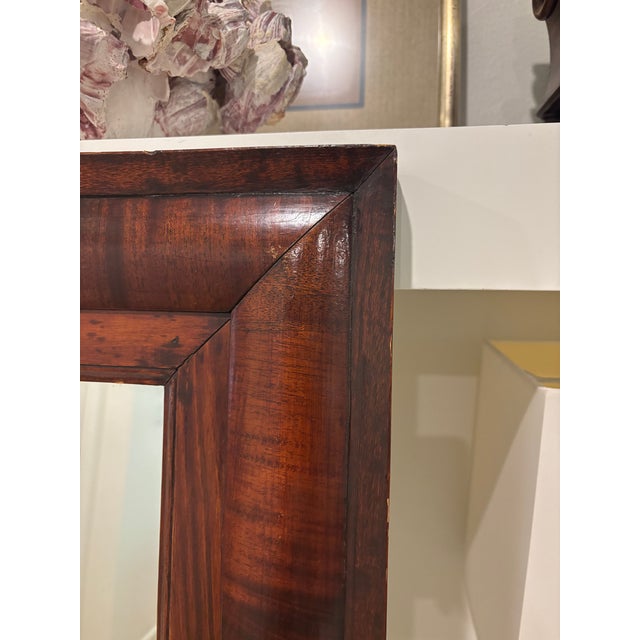 Mid-19th Century American Empire Mahogany Wall Mirror For Sale - Image 12 of 16
