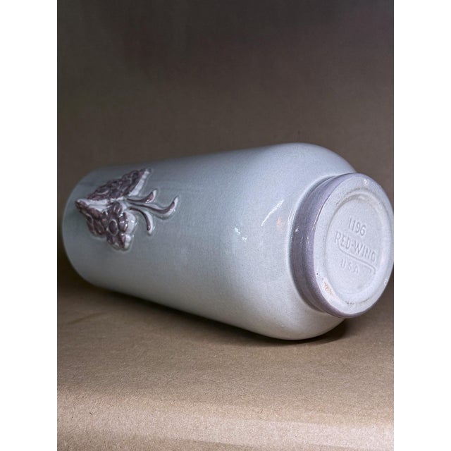 1940s 1940s 9 Inch Vase Hand-Painted and Mid-Century Modern For Sale - Image 5 of 6