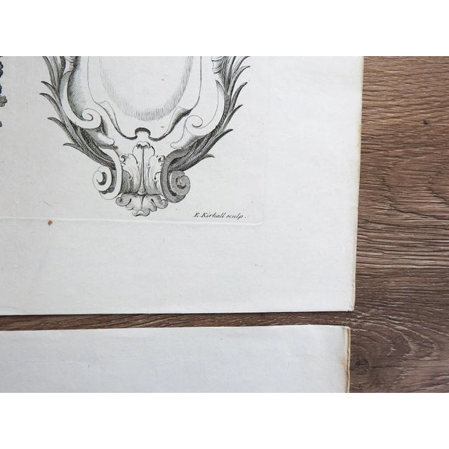 Paper Antique 1728 James Gibbs Architectural Ornament Engravings - Set of 3 For Sale - Image 7 of 10