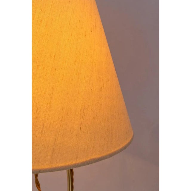 Large Table Lamp with Fabric Shade by Rupert Nikoll, Vienna, Austria, 1950s For Sale - Image 14 of 15