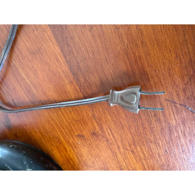 Wood Mid-Century Ming Style Italian Ceramic Table Lamp Attributed to Ugo Zaccagnini, Turquoise Crackle Glaze For Sale - Image 7 of 12