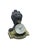 Glass Sphere Table Clock with Bronze and Marble Lion-Shaped Base, 1890s For Sale - Image 11 of 11