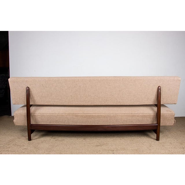 Large Scandinavian Daybed in Teak and New Fabric, 1960s For Sale - Image 12 of 18