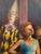 Figurative Painting by Max Hermann Clowns Circa. 1948 Large-Scale For Sale - Image 3 of 15