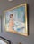 Mid-Century Modern 'Bath Time' Figurative Portrait Oil Painting, Framed For Sale - Image 6 of 11