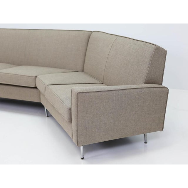 Metal Large Model 28 BC 5-Seater Corner Sofa by Florence Knoll Bassett for Knoll Inc. / Knoll International, USA, 1949 For Sale - Image 7 of 10