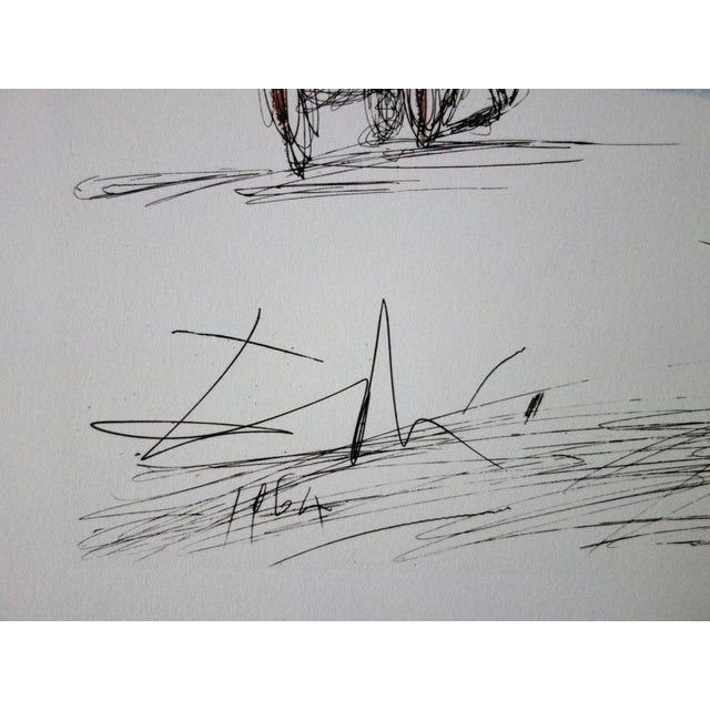 Salvador Dali, New York City, Plaza, Lithograph For Sale - Image 6 of 8