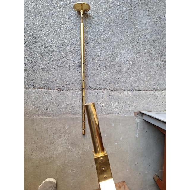 Floor-to-Ceiling Bookcase in Brass and Wood from Fedele Papagni For Sale - Image 6 of 17