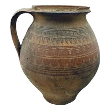 Antique Hungarian Folk Art Cooking Pottery For Sale