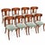 2000 - 2009 Mid Century Style Solid Walnut Klismos Dining Chairs. Set of 8 For Sale - Image 5 of 6
