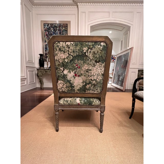 French Late 19th Century Louis XVI Style Chairs in Scalamandre Fabric - Pair For Sale - Image 3 of 11
