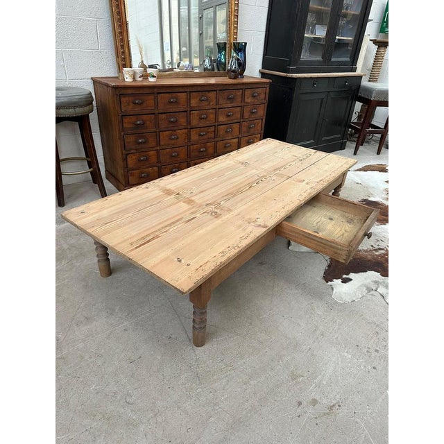 Early 20th Century Fir Coffee Table For Sale - Image 6 of 11