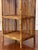 1970s Organic Modern Three-Tier Small Etagere in Burnt Bamboo and Rattan For Sale - Image 9 of 13