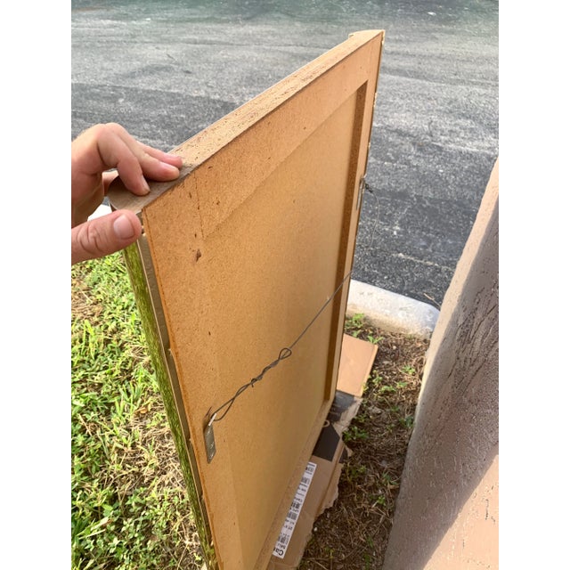 Vintage 1970s Ello Brass Wall Mirror For Sale - Image 10 of 11