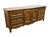 Drexel Drexel Furniture Cabernet Collection Solid Pecan French Provincial 78" Triple Door Dresser 306-134 For Sale - Image 4 of 15