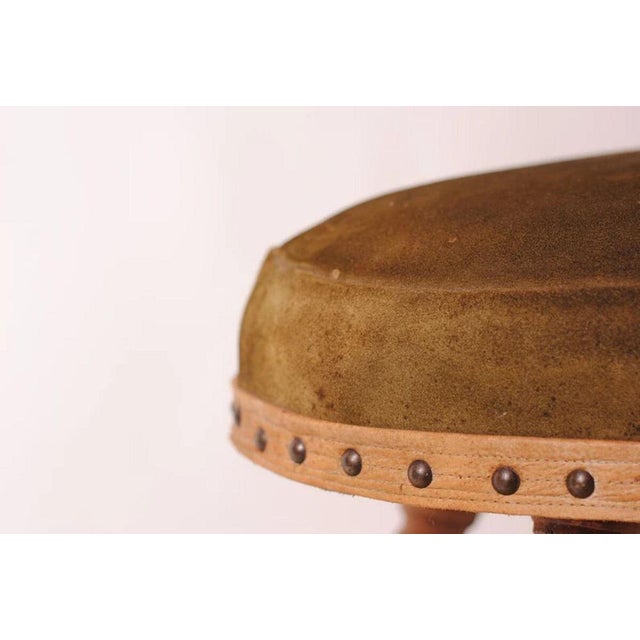 Antique French Farmhouse Stool, 1800s For Sale - Image 9 of 11