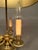 Early 20th Century Early 20th Century French Bronze and Tall French Bouillotte Style Table Lamp With Red Hand-Painted Shade For Sale - Image 5 of 16