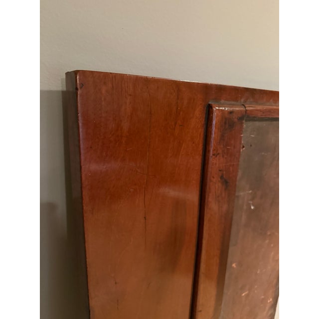 19th Century Mahogany English Hutch or Bookcase Top With Base For Sale - Image 10 of 10
