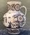 Striking Continental Glazed Earthenware Blue and Yellow Painted Urn, Talavera For Sale - Image 16 of 18