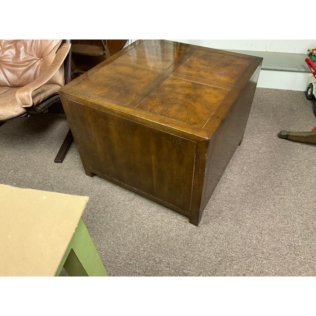 Campaign 20th Century Henredon Side Table For Sale - Image 3 of 14