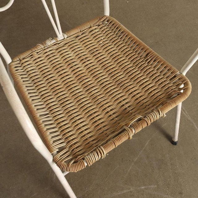 Metal Vintage Garden Chairs, 1960s, Set of 4 For Sale - Image 7 of 11