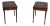 Pair of Baker George III Mahogany Pembroke Drop Side Tables For Sale