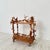 Brown Mid-Century Bar Cart in Brown Burl, Plywood and Root Wood, 1960s For Sale - Image 8 of 14