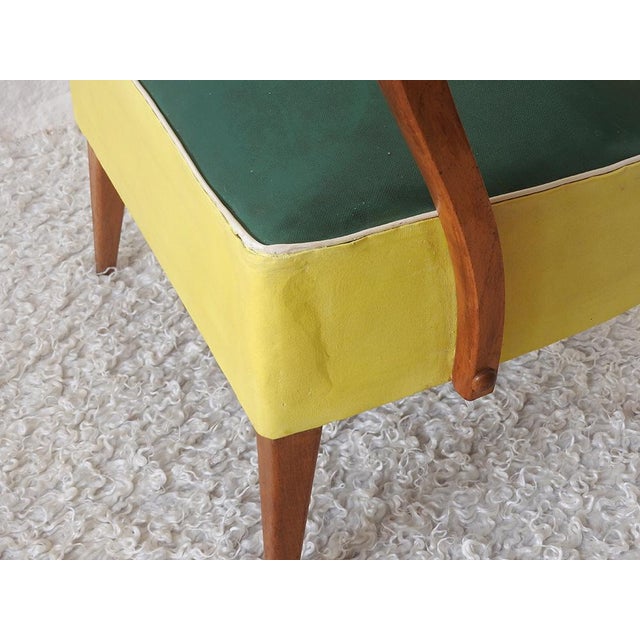 Rockabilly Beech Armchair, 1950s For Sale - Image 14 of 15