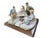 White Large Porcelain Figural Group from Capodimonte, 1950 For Sale - Image 8 of 10